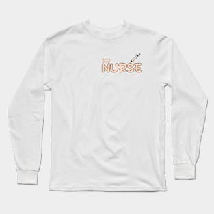 Intensive Care Unit (ICU) Nurse Orange Long Sleeve T-Shirt